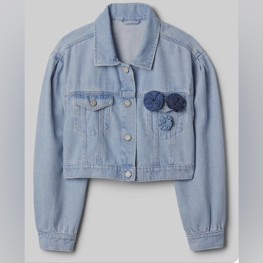 GAP - Kids Cropped Icon Denim Jacket